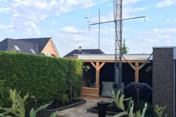 Tuinrenovatie Hollandscheveld met overkapping